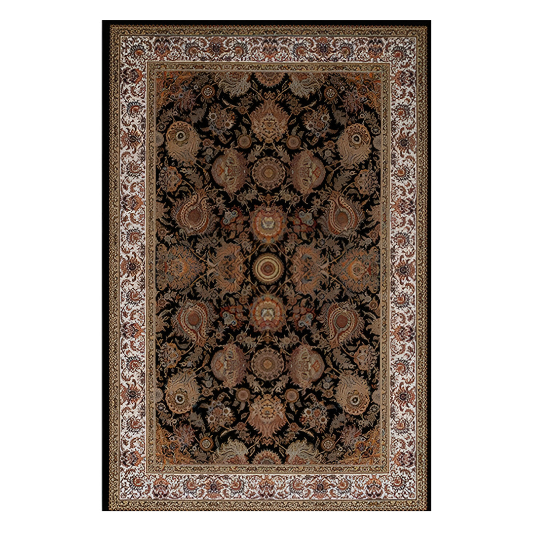 فرش مخمل نادی طرح سنتی کد O103