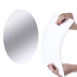 آینه چسبی نشکن طرح بیضی